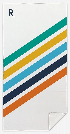 Racing Stripes Custom Beach Towels