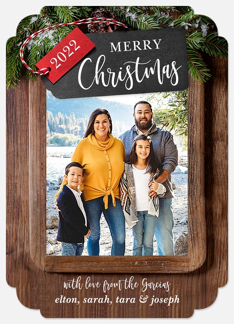 Tags & Timber Holiday Photo Cards