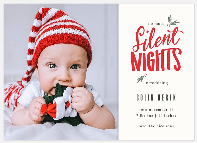 Silent No More Holiday Photo Cards