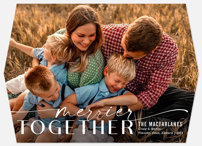 Merrier Together Holiday Photo Cards