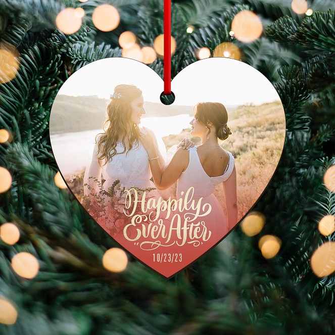 Happily Ever After Custom Ornaments