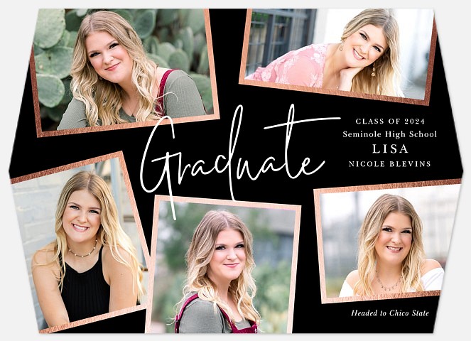 Whimsy Collage Graduation Cards