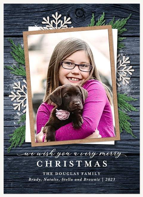 Winter Charm Personalized Holiday Cards