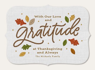 Embroidered Gratitude