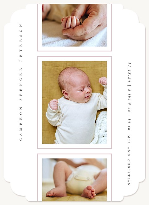 Mod Frames Baby Announcements