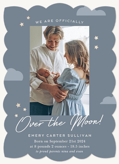 Starry Skies Baby Announcements