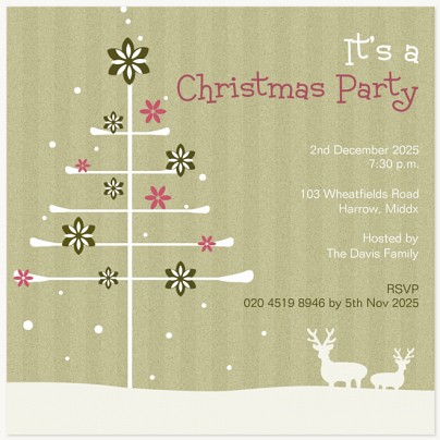 Happy Holly Days Holiday Party Invitations