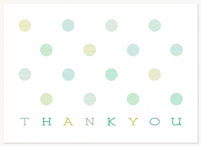Pea Pod Baby Thank You Cards