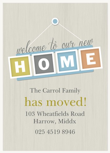 Welcome Sign We've Moved Announcements 
