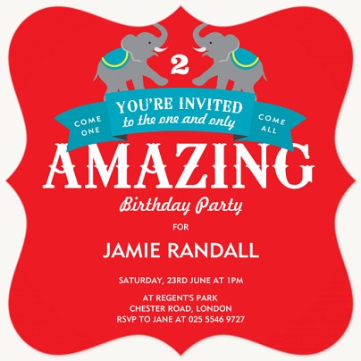 Come All! Kids Birthday Invitations