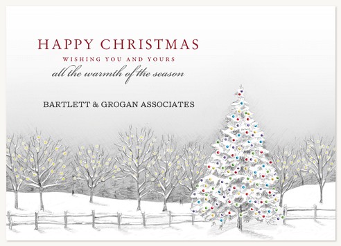 Pen & Ink Christmas Cards for Business