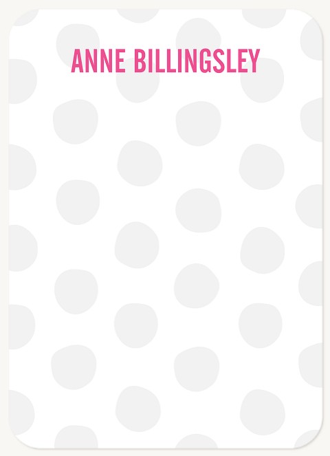 Bold Polka Dot Stationery For Adults