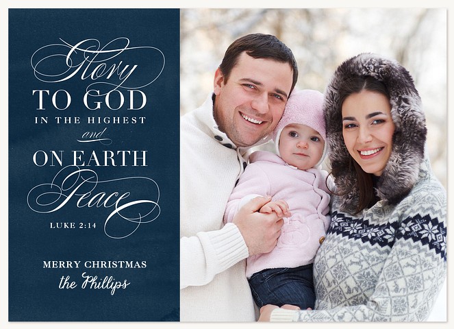Christmas Prayer  Personalized Holiday Cards
