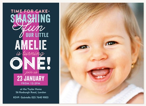 Fun for One Kids Birthday Invitations