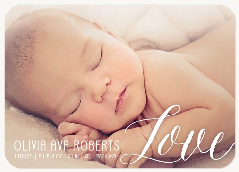 Little Lovely Baby Announcements