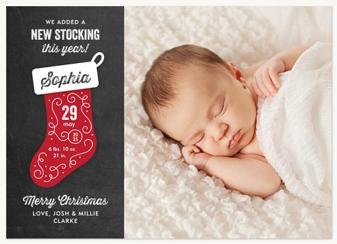 New Stocking  Christmas Cards
