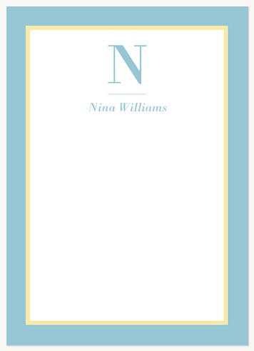 Simple Initial  Stationery