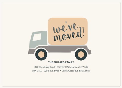 Moving Truck We've Moved Announcements