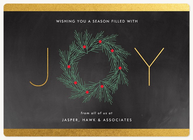 Holly & Joy Holiday & Christmas Magnet Cards