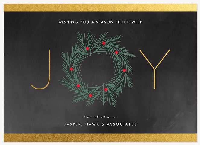 Holly & Joy Business Holiday Cards