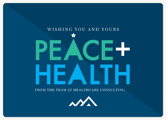 Peace & Health Holiday & Christmas Magnet Cards