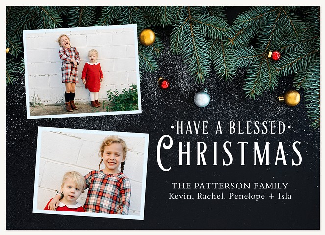 Festive Boughs Religious Christmas Cards