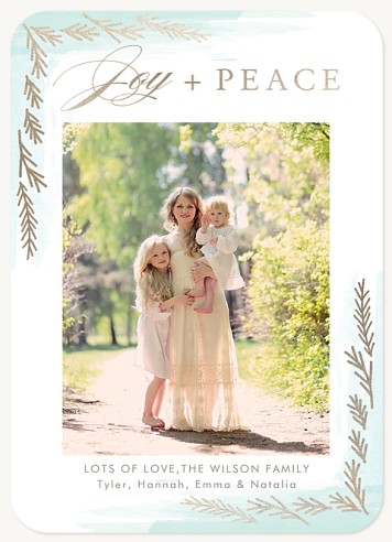 Serene Boughs Christmas Cards