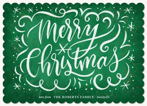 Christmas Chalk Christmas Cards