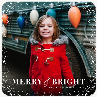 Snowy Frame Christmas Cards