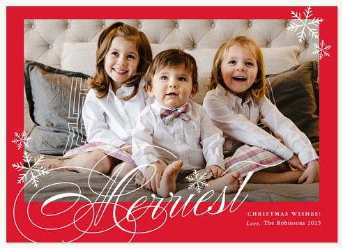 Snowflake Elegance Christmas Cards