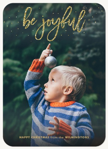 Snow Glitter Christmas Cards
