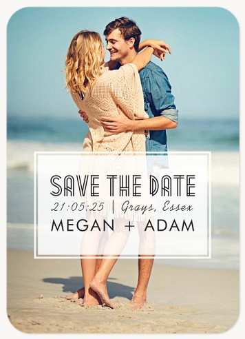 Simply Classic Save the Date Cards