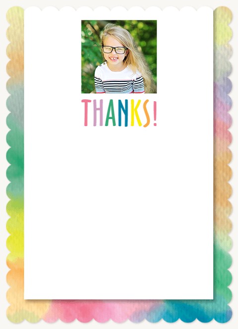 Artistic Talent Kids Thank You Cards
