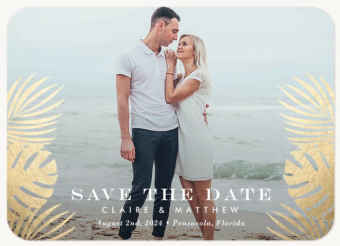 Tropical Delight Save the Date Cards