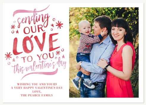 Our Love To You Valentine's Cards