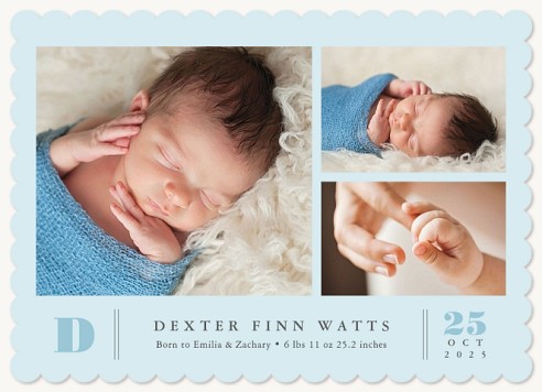 Wondrous to Behold Baby Announcements