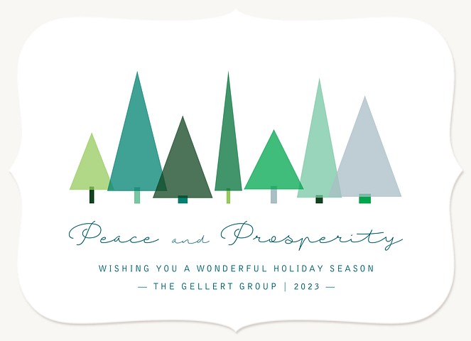 Peace & Pine Business Holiday Cards