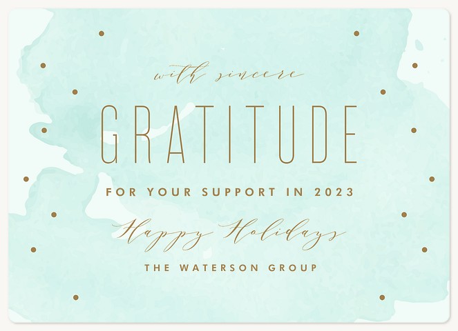 Holiday Gratitude Holiday & Christmas Magnet Cards