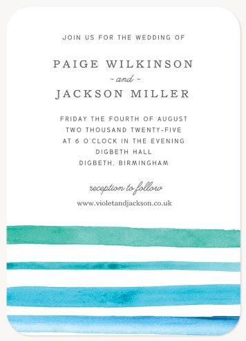 Shorelines Wedding Invitations