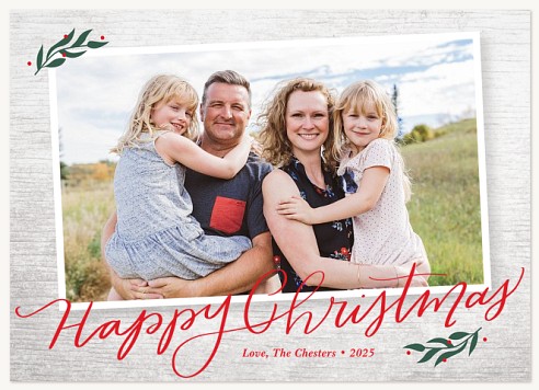 Holly Sprigs Christmas Cards