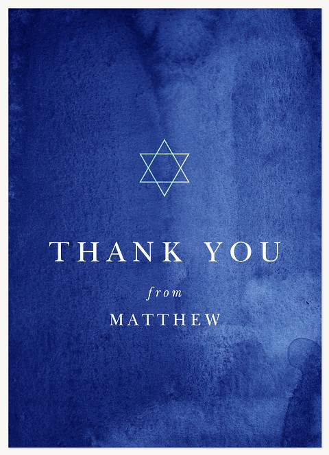 Blue Points Thank You Cards 