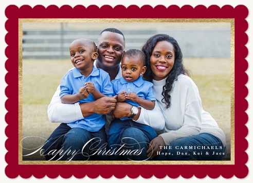 Traditional Border Christmas Cards