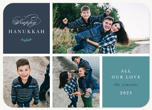 Little Script Hanukkah Cards