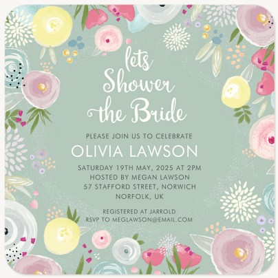 Lush Garden Hen Party Invitations