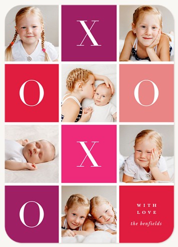Tic Tac XO Valentine's Cards