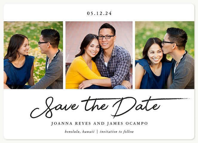 Charmed Trio Save the Date Magnets