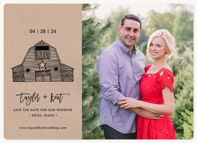 Chic Barn Save the Date Magnets