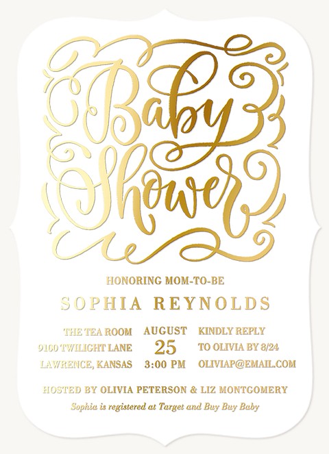 Shower Whimsy Baby Shower Invites
