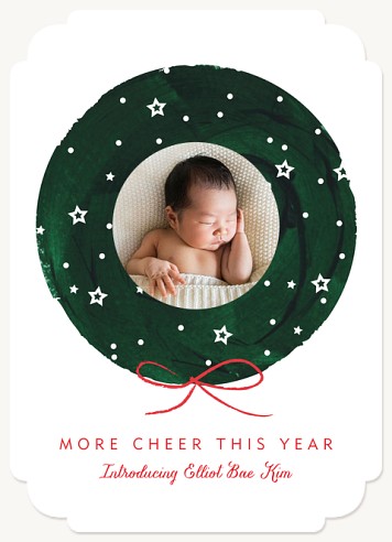 Whimsy Wreath Christmas Cards