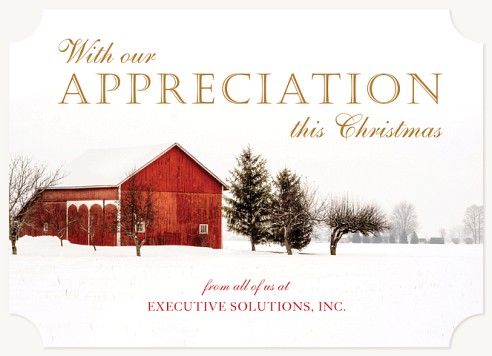 Country Escape Christmas Cards for Business